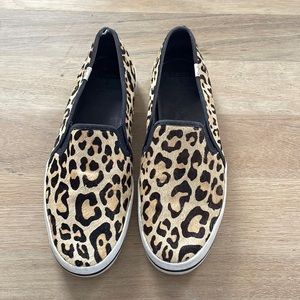 Leopard print, hide hair Keds 💛Great condition
